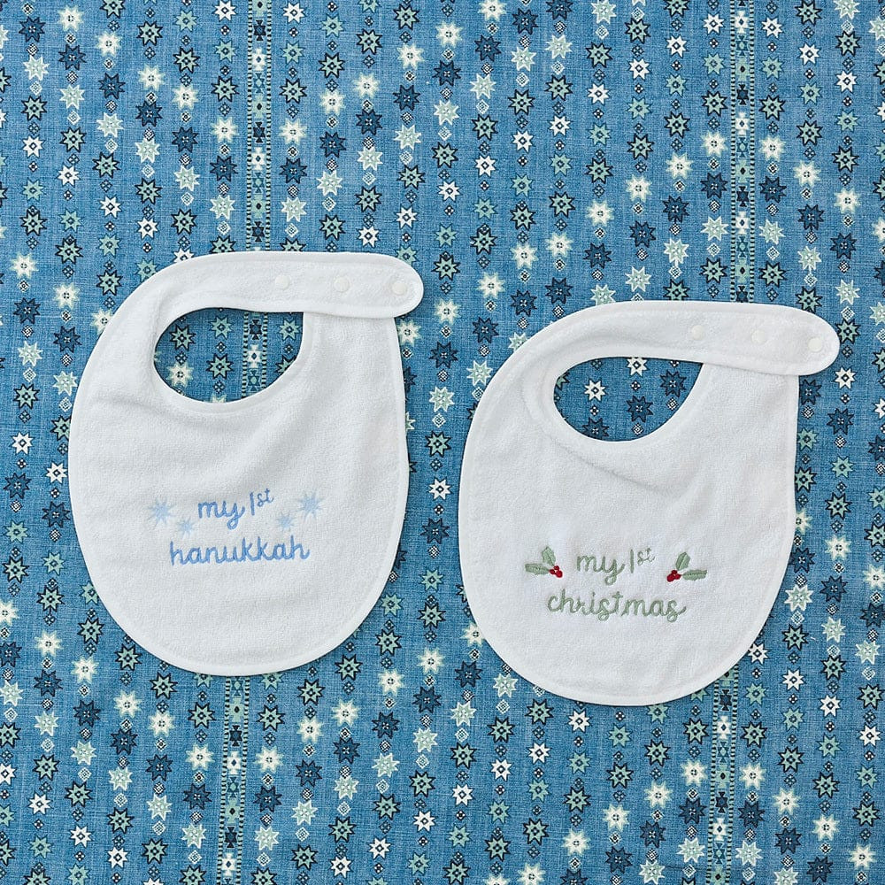 My First Holiday Baby Bib | Weezie Towels | Weezie Towels