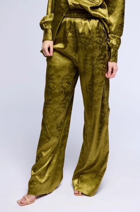 ALL MY MIGHT WIDE LEG SATIN TROUSER | AKIRA