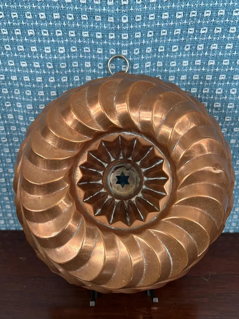 Vintage Wagner West German Copper Bundt Mold – Tin-lined With Star Center – Farmhouse Kitchen... | Etsy (US)