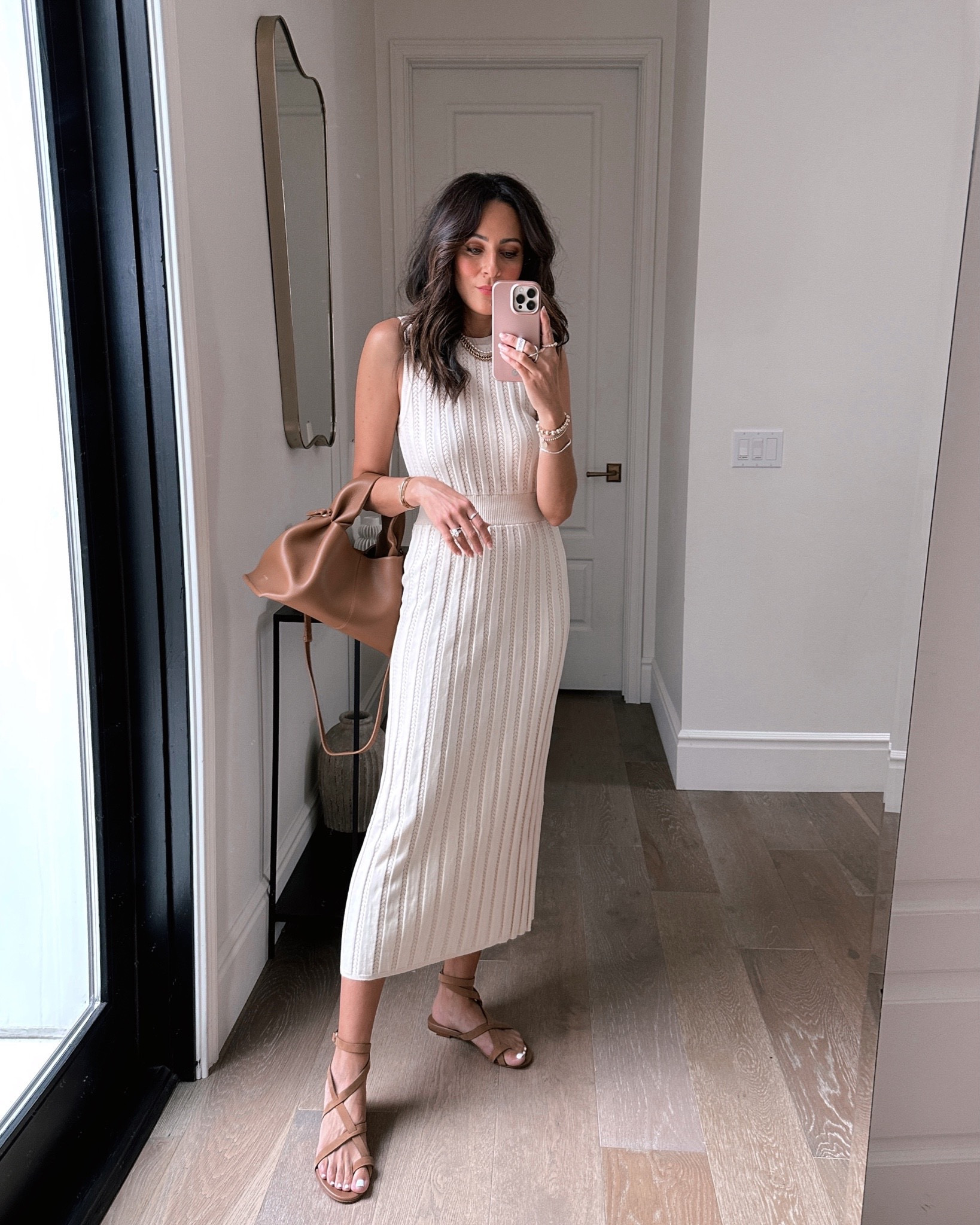 Ladies remember my Varley dress you sold out??! It just got restocked and it’s now available in all black as well! Could be styled from office to weekend brunch! Wearing a size XS! 🤍

#LTKover40 #LTKSeasonal #LTKstyletip