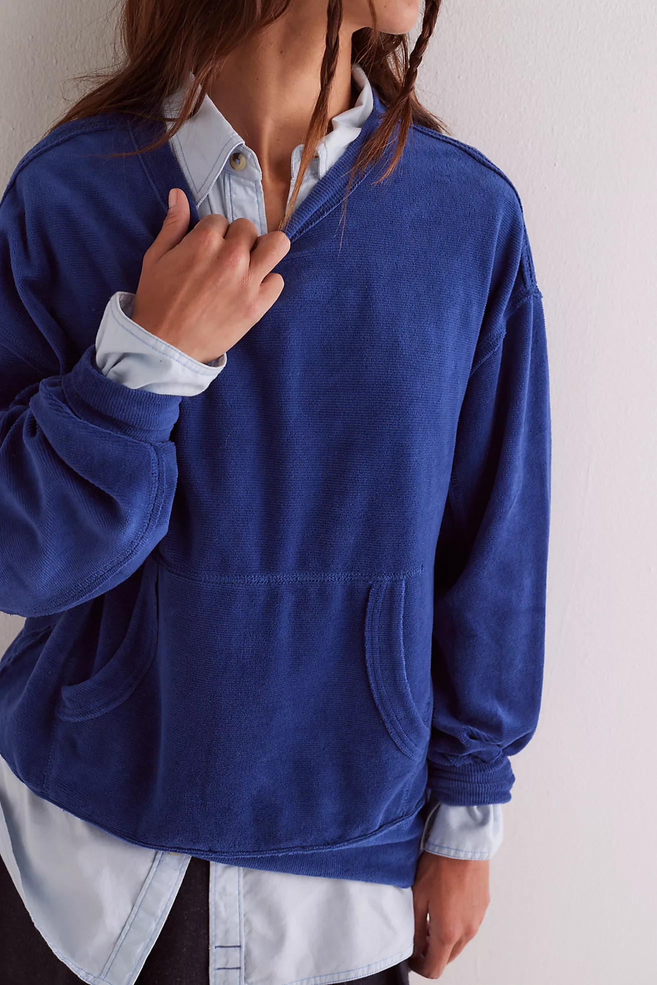 We The Free Preston Velour Pullover | Free People (Global - UK&FR Excluded)
