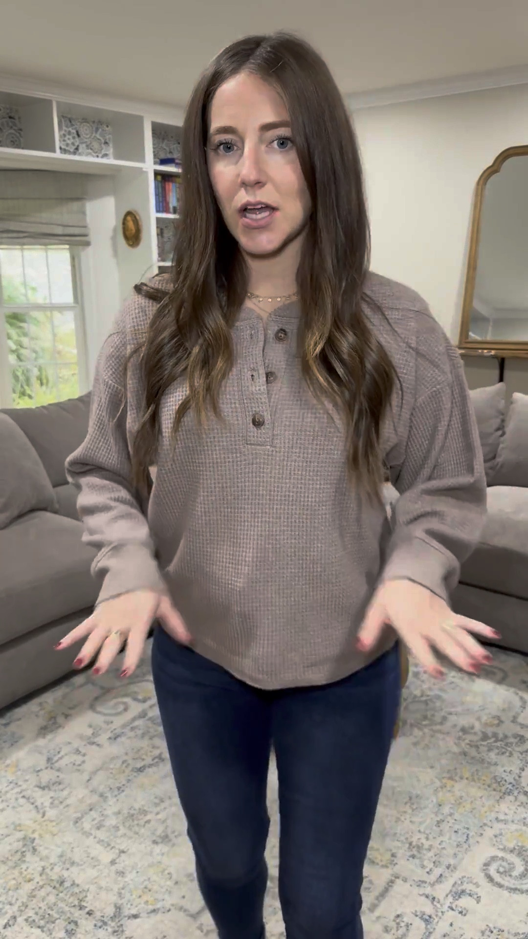 Need this waffle knit sweater in every color!!! It comes in tons of colors and its 50% off! Wearing size M

#LTKFindsUnder50 #LTKFindsUnder100 #LTKSaleAlert