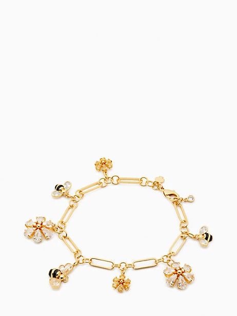 all abuzz stone bee charm bracelet | Kate Spade Outlet