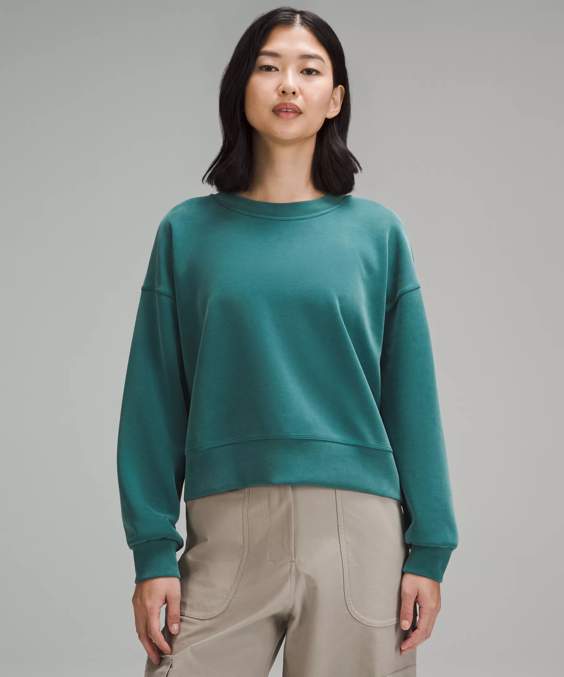 Softstreme Perfectly Oversized Cropped Crew | Women's Hoodies & Sweatshirts | lululemon | Lululemon (US)