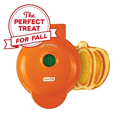 Dash DMWP001OR Mini Waffle Maker Machine for Pumpkin Shaped Individual Waffles, Paninis, Hash bro... | Walmart (US)