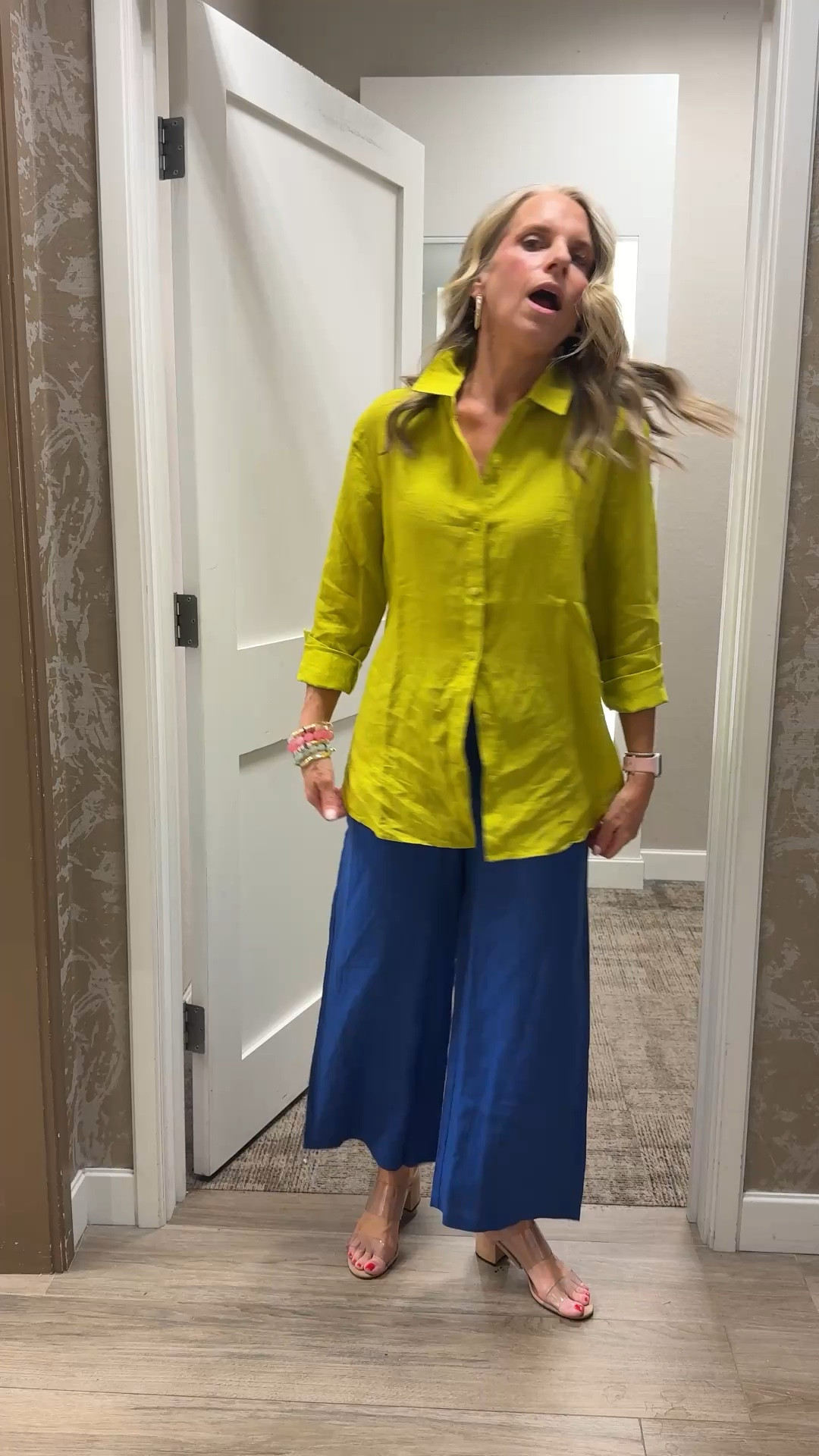 Eileen Fisher runs generous. I’m wearing XXS. These are beautiful, classi, timeless pieces you will hold on to 

#LTKOver40 #LTKWorkwear #LTKMothersDay