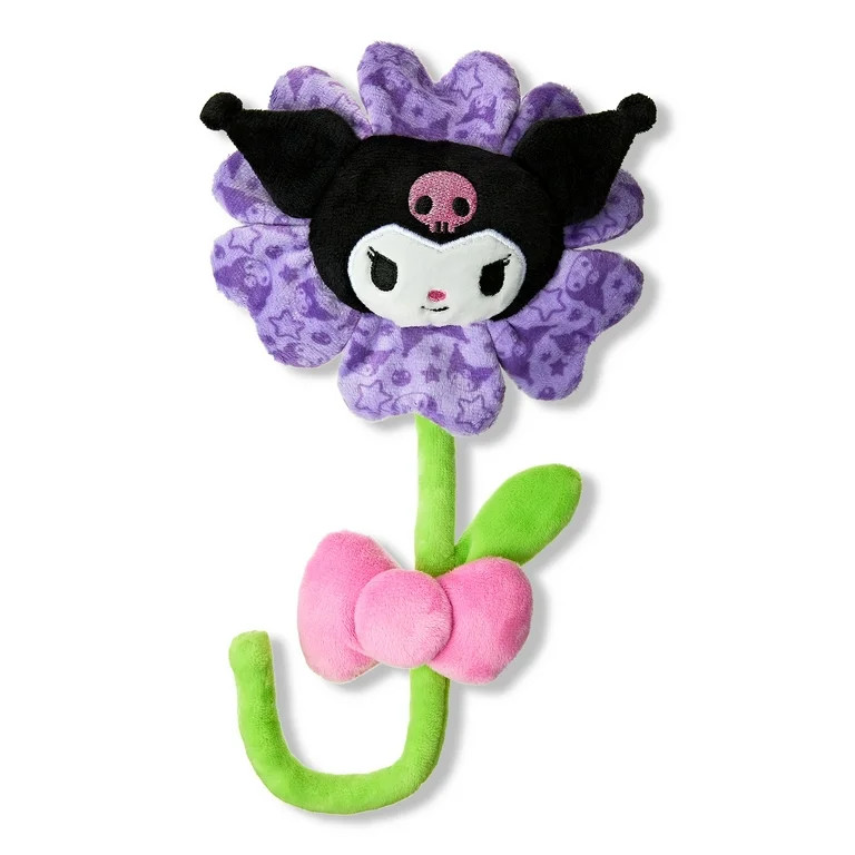 Hello Kitty And Friends 14-inch Kuromi Purple Plush Valentine Flower with a Bendable Stem | Walmart (US)