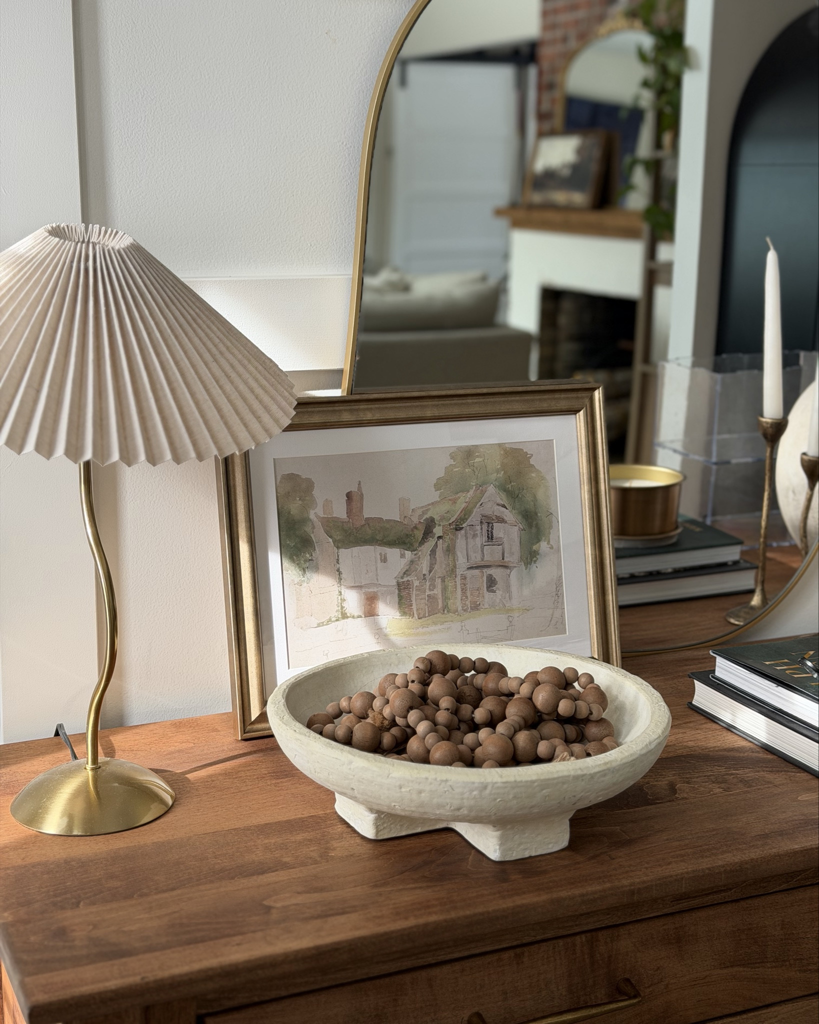 Found the perfect spot for this new artwork🤍 it’s so beautiful!!! Linking our lamp as well 🥰😍 

Artwork, target home finds, new collection, little cottage artwork, brass frame 

#LTKFindsUnder50 #LTKHome