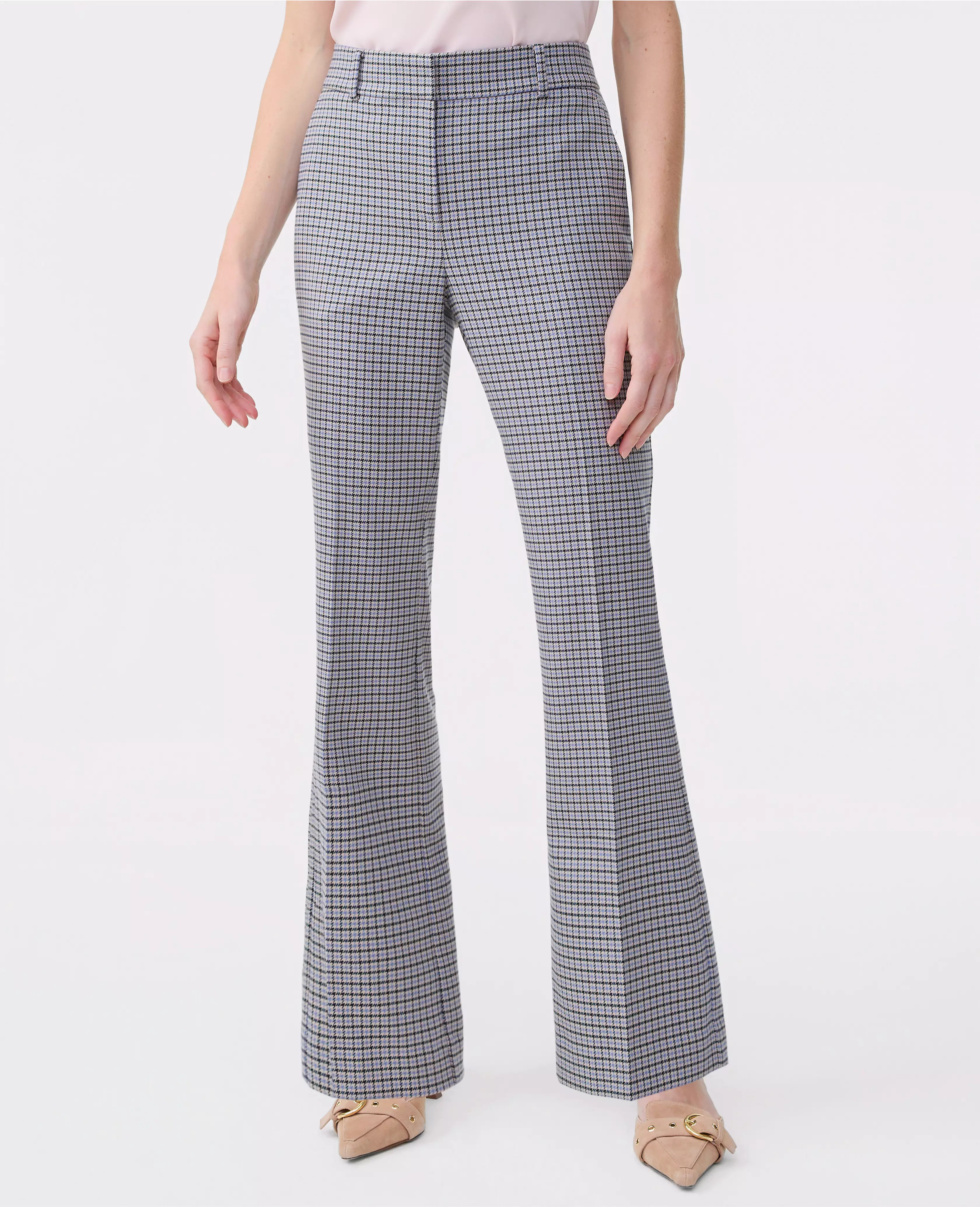 The Jayne Trouser in Houndstooth — Curvy Fit | Ann Taylor