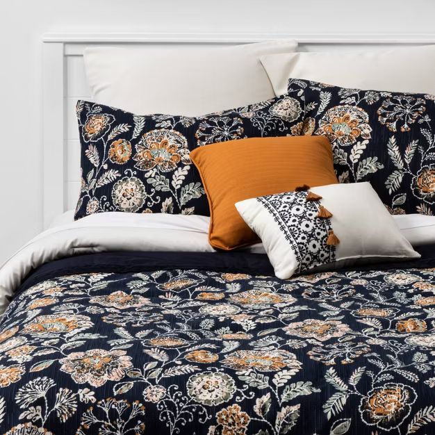 Sumner 8pc Comforter Set Navy - Threshold™ | Target