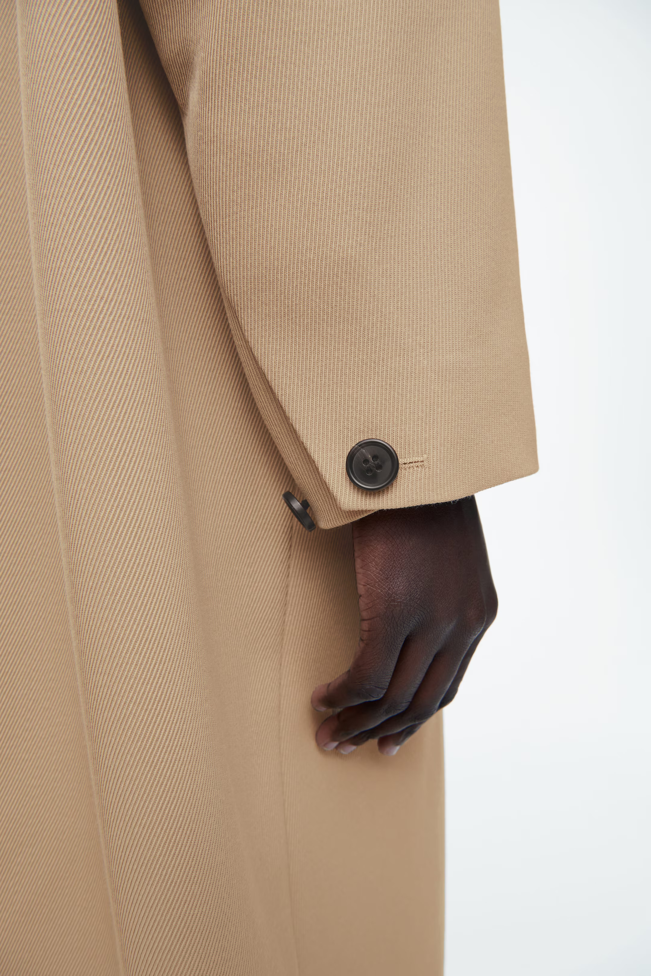 TRAPEZE WOOL-BLEND COAT - BEIGE | COS | COS UK