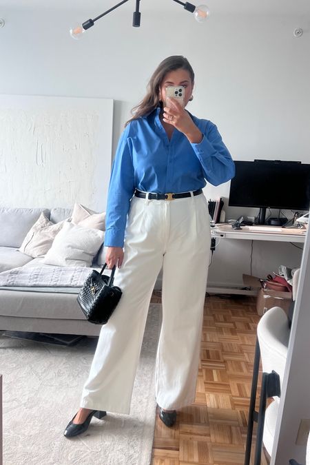 White wide leg jeans outfit idea with button down 


spring outfit | size 10 fashion | size 10 | Tall girl outfit | tall girl fashion | midsize fashion size 10 | midsize | tall fashion | tall women | size 12 

#LTKworkwear #LTKmidsize #LTKstyletip
