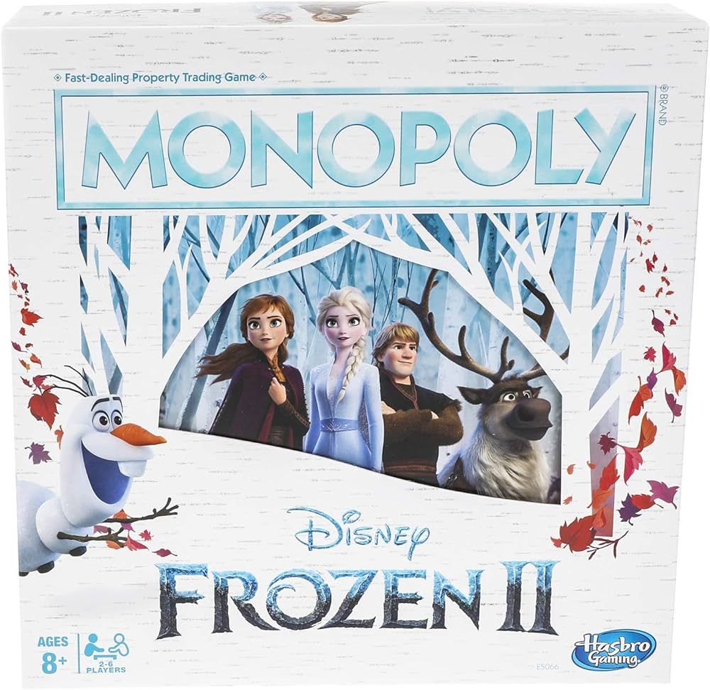 Monopoly Game: Disney Frozen 2 Edition Board Game for Ages 8 and Up | Amazon (US)