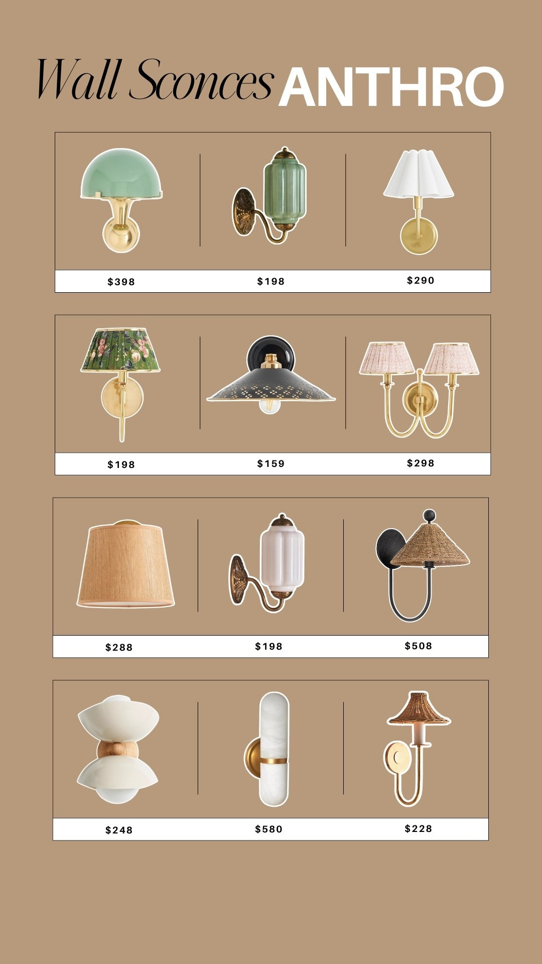 Lighting can change everything- these Anthropologie wall sconces add just the right balance of warmth and style. Subtle glow, sculptural lines, and that lived-in luxury look. Linked my favorites on LTK 🤍

#AnthropologieHome #WallSconces #HomeLighting #DesignDetails 

#LTKStyleTip #LTKHome