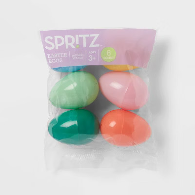 Plastic Fillable Easter Eggs 6ct - Spritz™ | Target