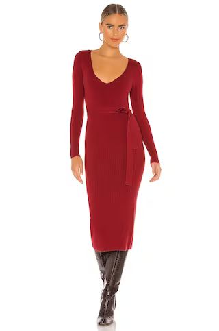 House of Harlow 1960 x REVOLVE Aaron Knit Dress in Sangria from Revolve.com | Revolve Clothing (Global)