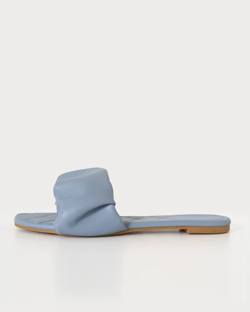 Hazy Faux Leather Sandal - Light Blue - SALE | VICI