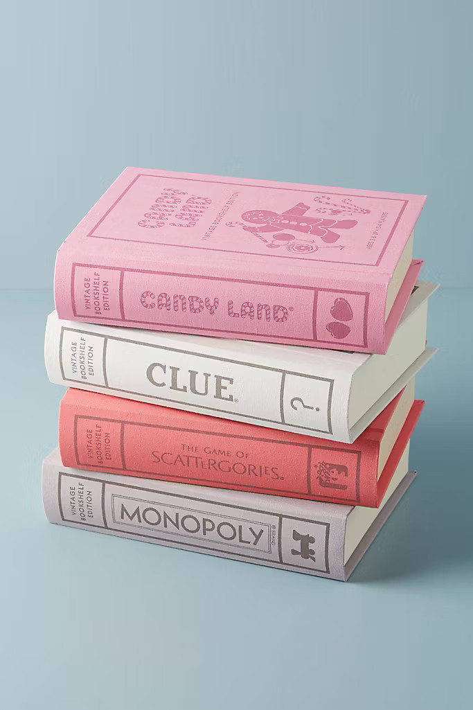 Vintage Edition Bookshelf Board Game | Anthropologie (US)