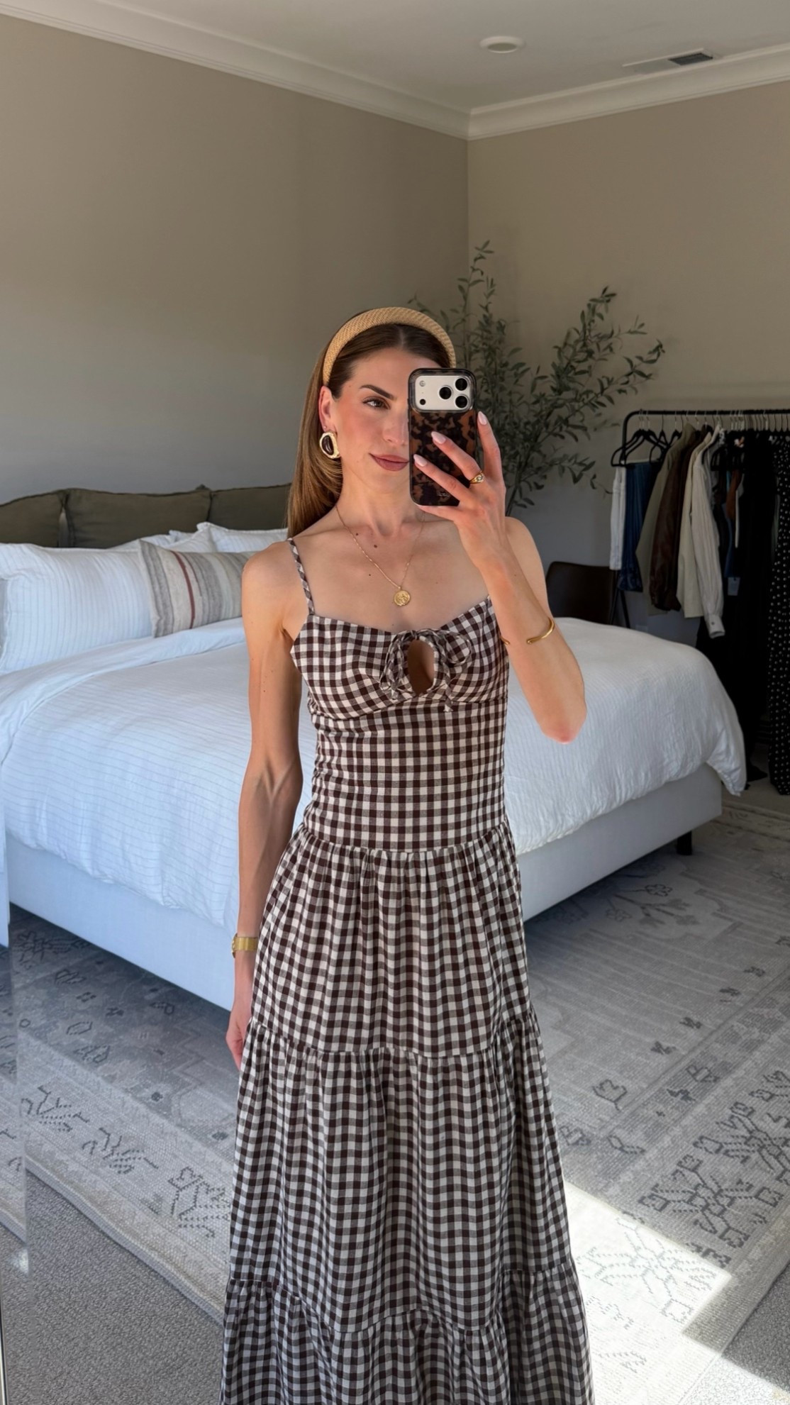 Serving chic picnic in this brown gingham dress. A bestseller for a reason! Wearing size small.

#LTKootd #LTKSeasonal #LTKTravel