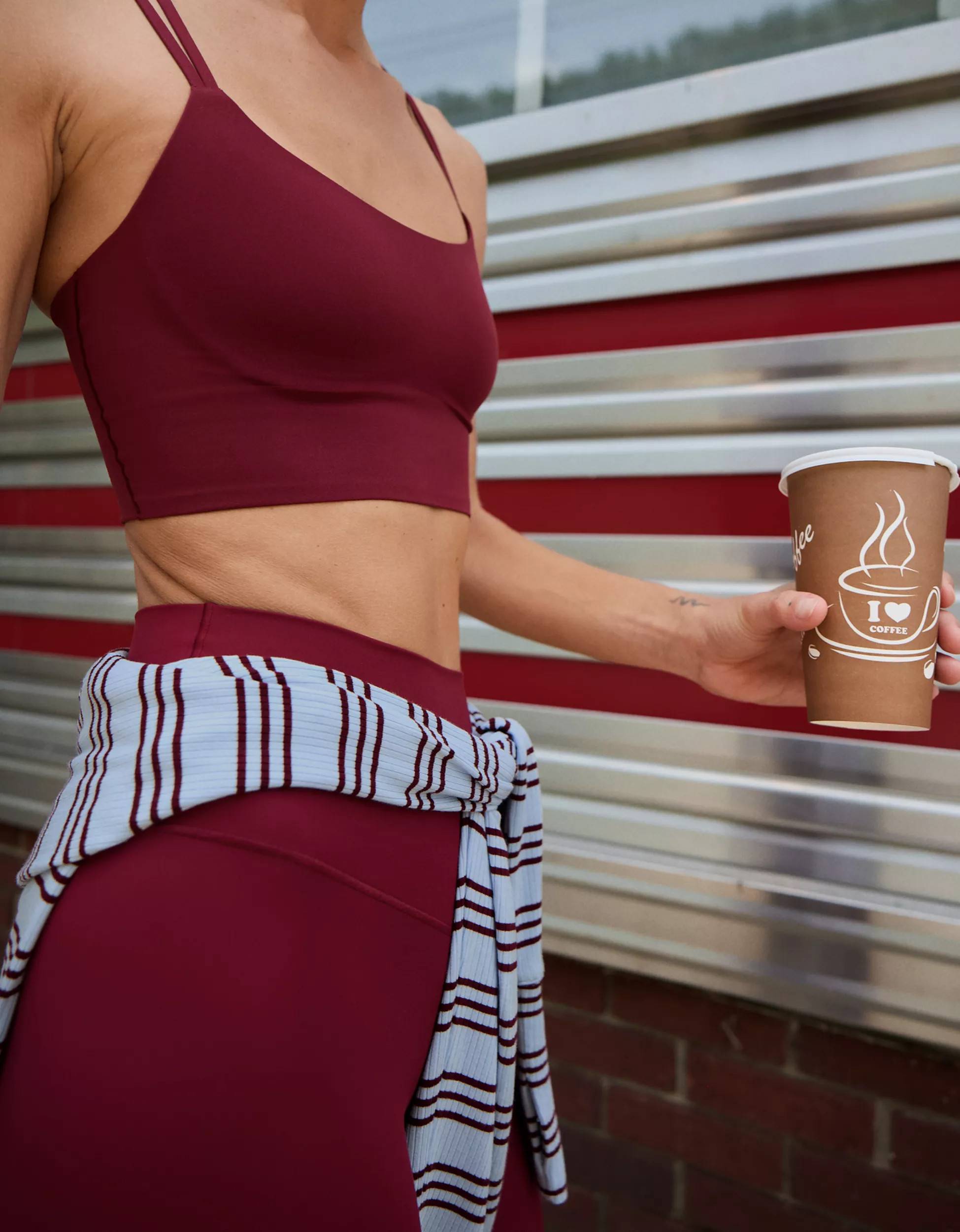 OFFLINE By Aerie Real Me Hold Up! Strappy Sports Bra | Aerie