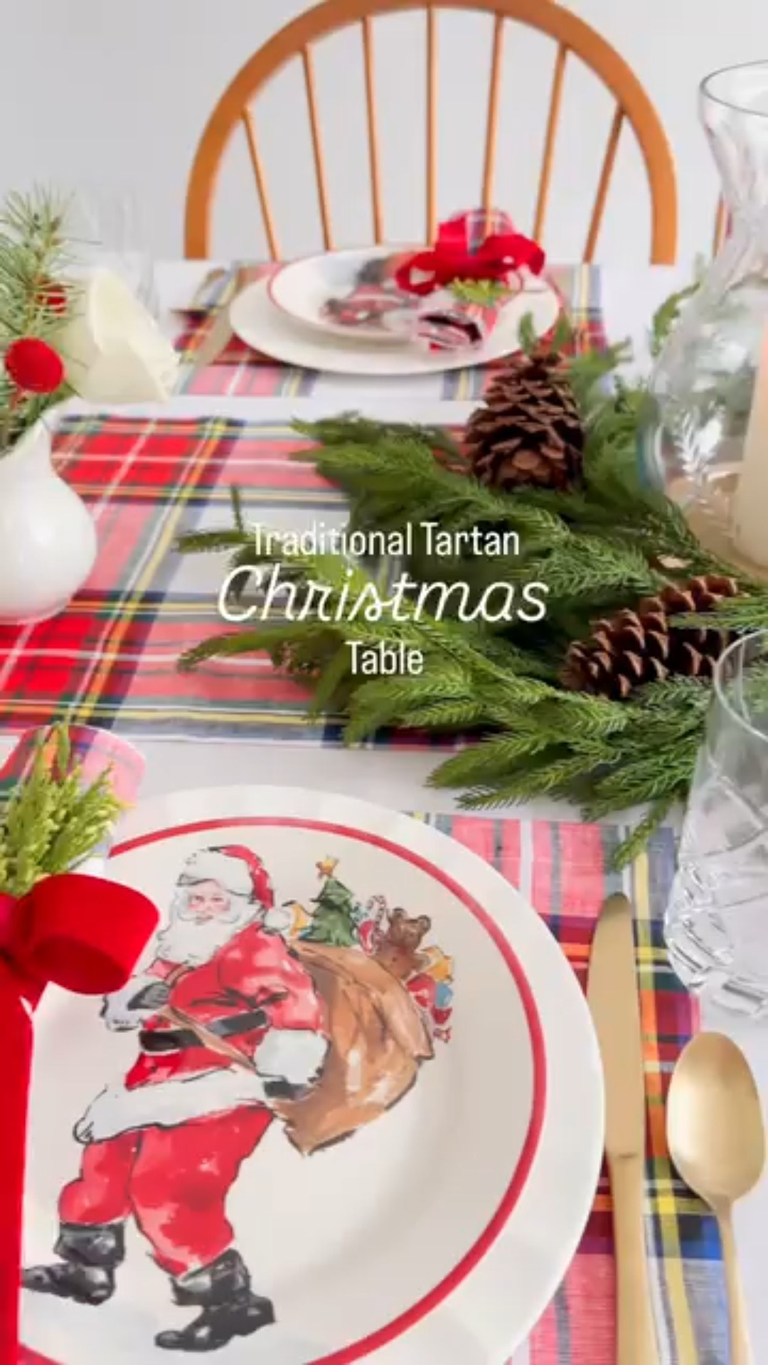 I had so much fun putting this table together with these beautiful Stewart Plaid linens from Solino Home. The traditional tartan plaid is pretty and cheerful and will be used for special holiday meals for years to come!

For this table, I used a crisp white Linen Classic Hemstitch tablecloth and the Stewart Plaid table runner, placemats and napkins. 

#LTKHoliday #LTKSeasonal #LTKHome