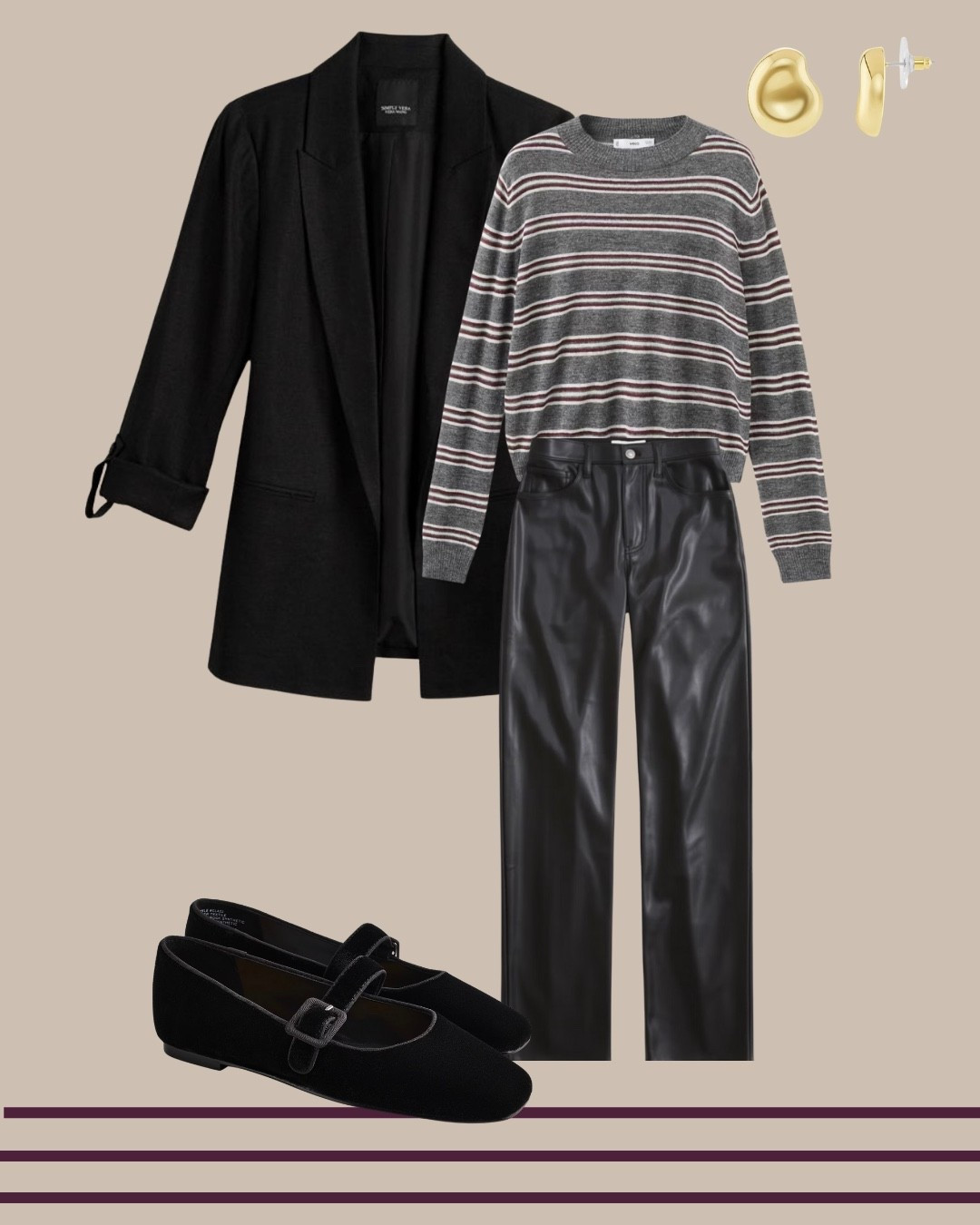 Look 2 preppy girl outfit! 