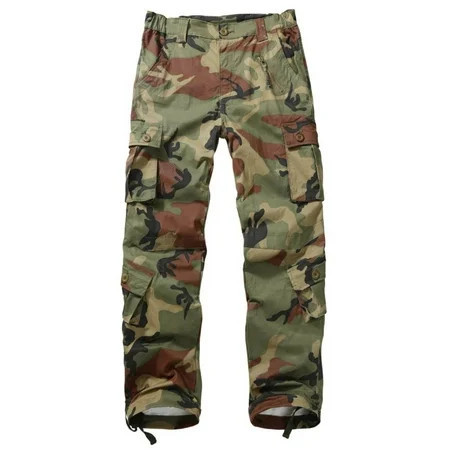 TRGPSG Women s Cargo Pants with 8 Pockets Cotton Casual Work Pants(No Belt) Camo 4 | Walmart (US)