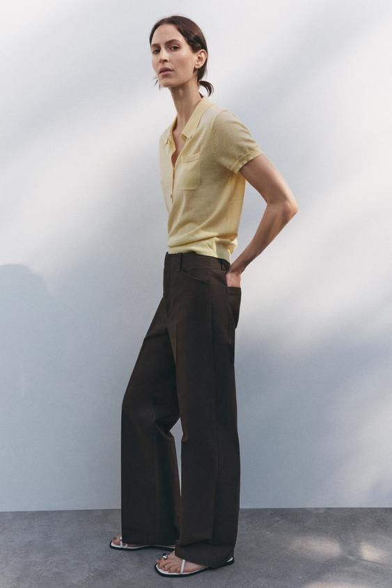 ZW COLLECTION STRAIGHT CHINO PANTS | Zara US