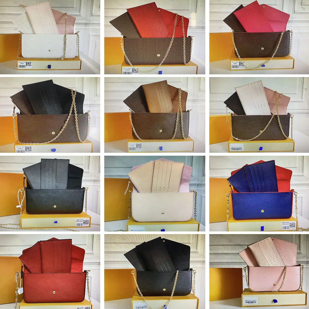 Various POCHETTE luxury chain bags designer cross body bag women shoulder handbags embossed old f... | DHGate