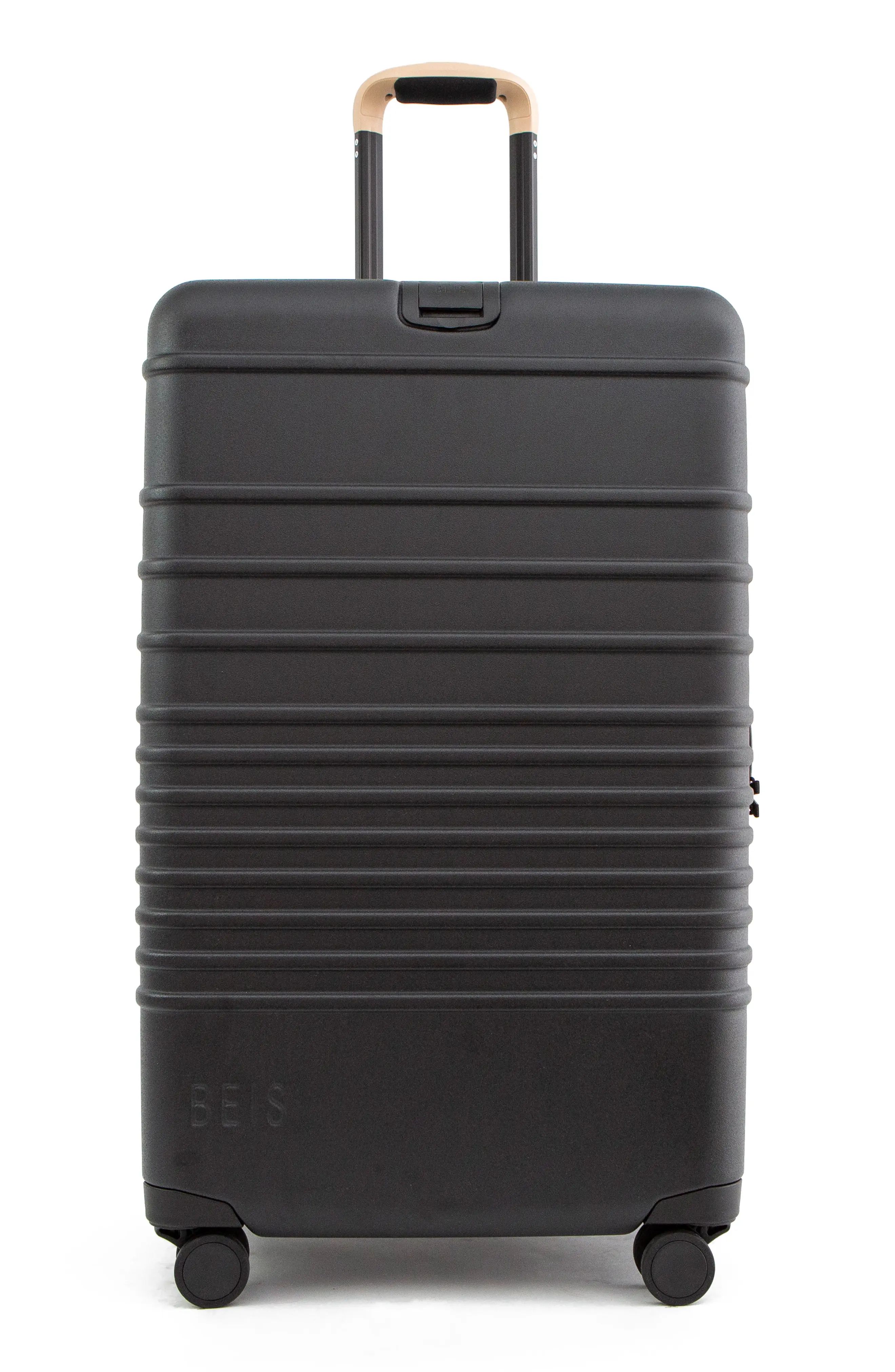 Beis 21-Inch Rolling Spinner Suitcase in Black at Nordstrom | Nordstrom