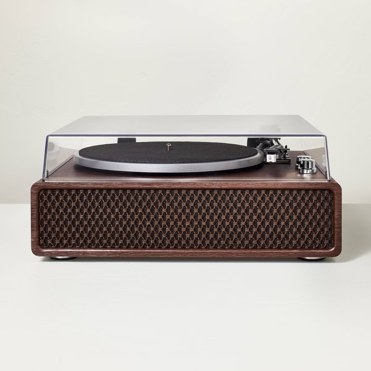 Wood Finish Retro Record Player - Hearth & Hand™ with Magnolia | Target