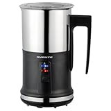 Ovente Electric Stainless Steel Milk Frother and Steamer, Portable Non Stick Milk Warmer Auto Shut-O | Amazon (US)