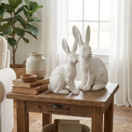 Long Eared Sitting Rabbit Garden Figure | Antique Farm House