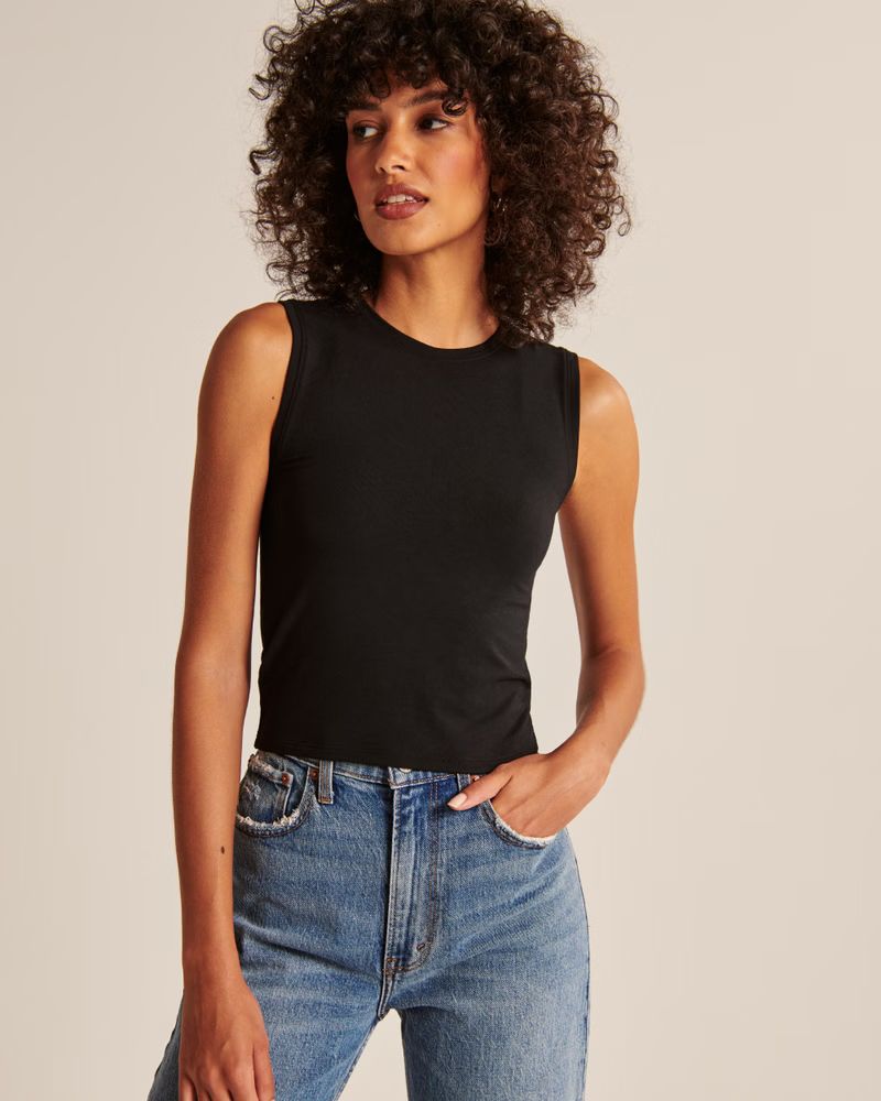 90s Luxe Cozy Tank | Abercrombie & Fitch (US)