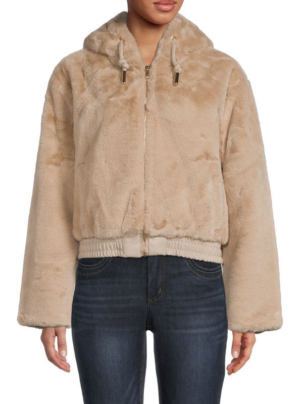 Hooded Faux Fur Jacket | Saks Fifth Avenue OFF 5TH