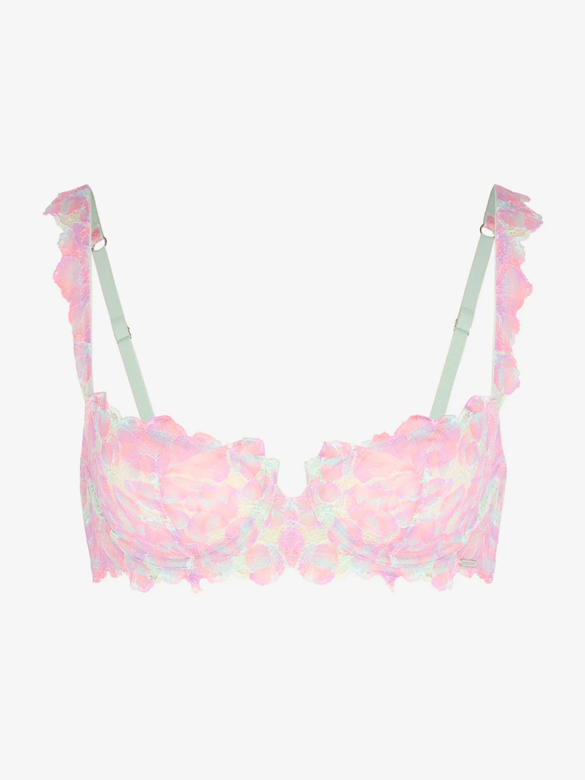 Sun Tide Floral Lace Unlined Balconette Bra | Savage x Fenty - North America