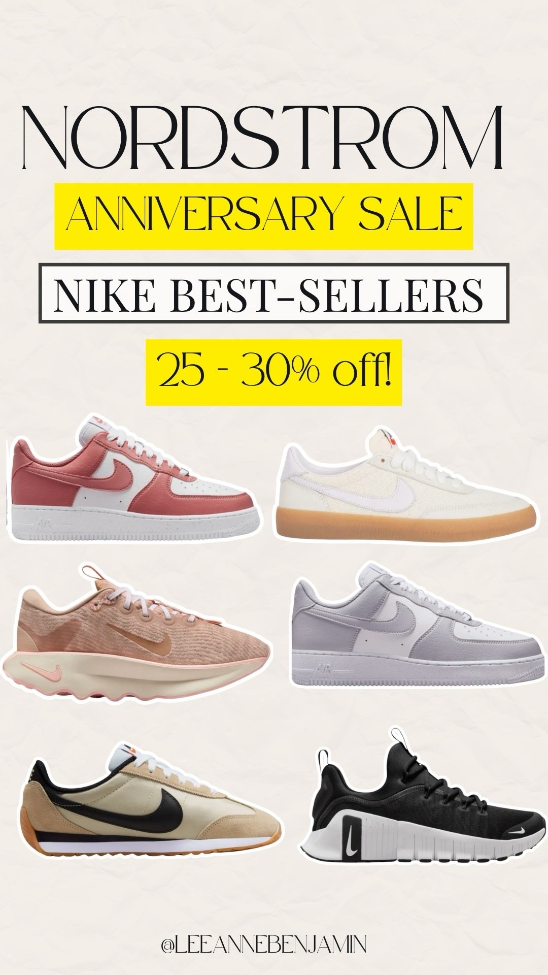 Nike best-selling sneakers on sale for the Nordstrom Anniversary Sale 🤩🙌🏼

#LTKShoeCrush #LTKSaleAlert #LTKFindsUnder50