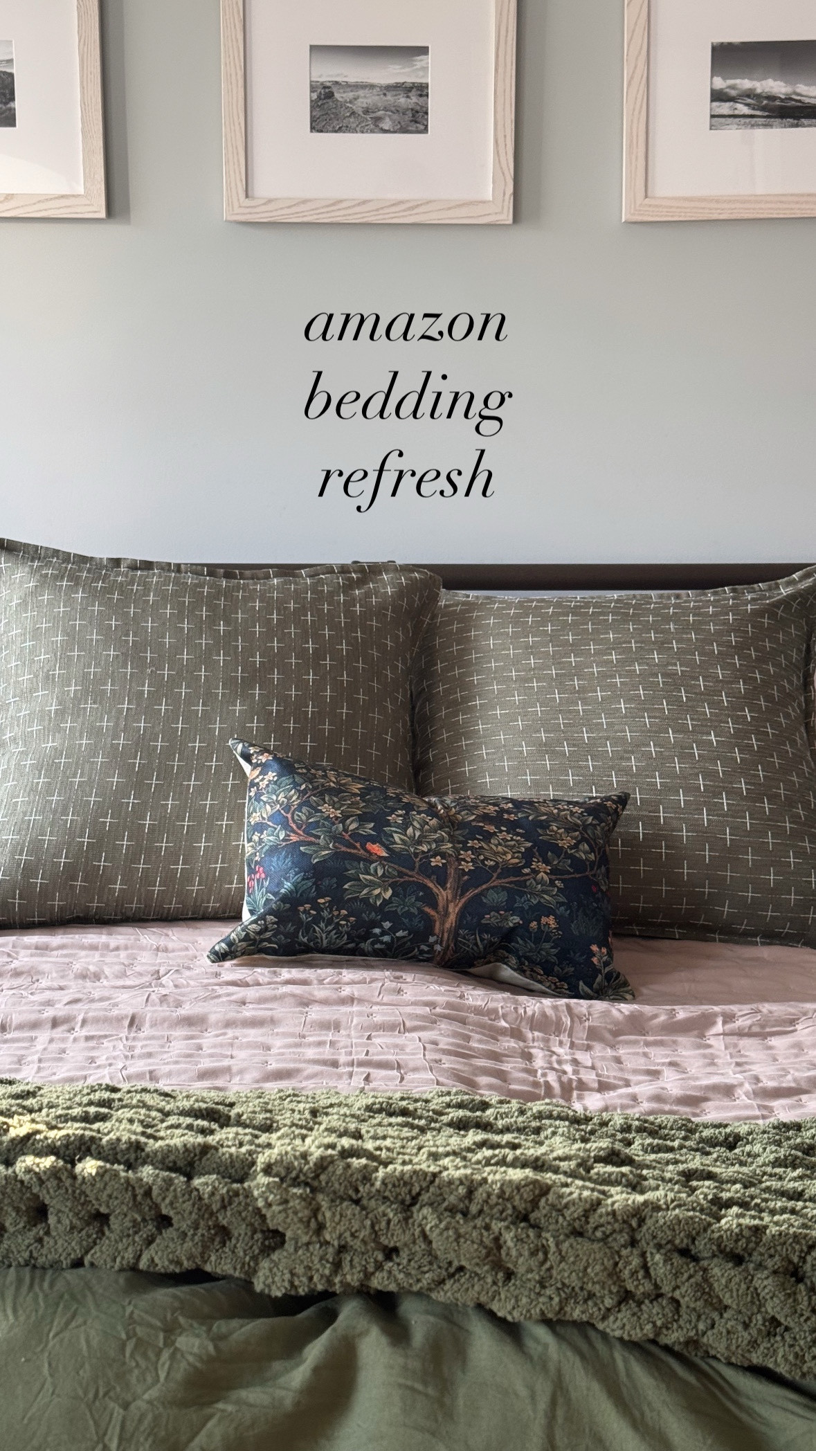 Amazon finds that were perfect for this budget friendly bedding refresh! I love the quilt, accent pillows and chunky blanket! 

#LTKSpringSale #LTKFindsUnder100 #LTKHome