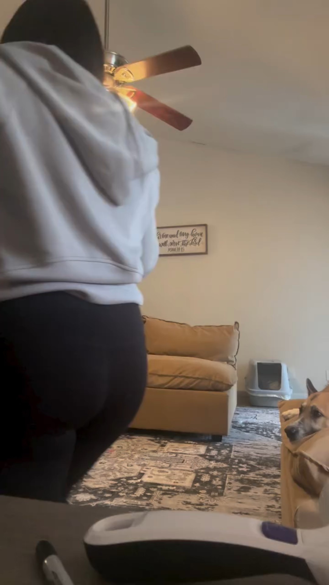 Idk who’s worse the kids or the dog 🤣😂😂 

But repeat after me: we are grateful to be overwhelmed by things that we prayed for ❤️ 

On repeat. In my head. So I don’t lose it. Bc I’m overstimulated AF. 

K luh you byyyeeee. 

#funny #relatable #overstimulatedmoms