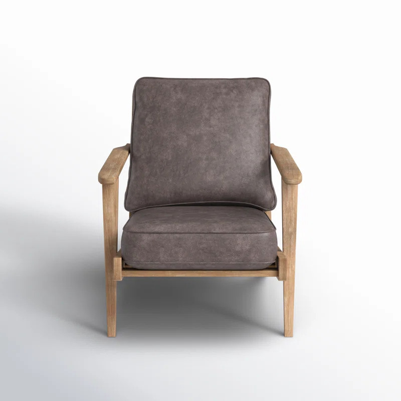 Gianni Vegan Leather Armchair | Joss & Main