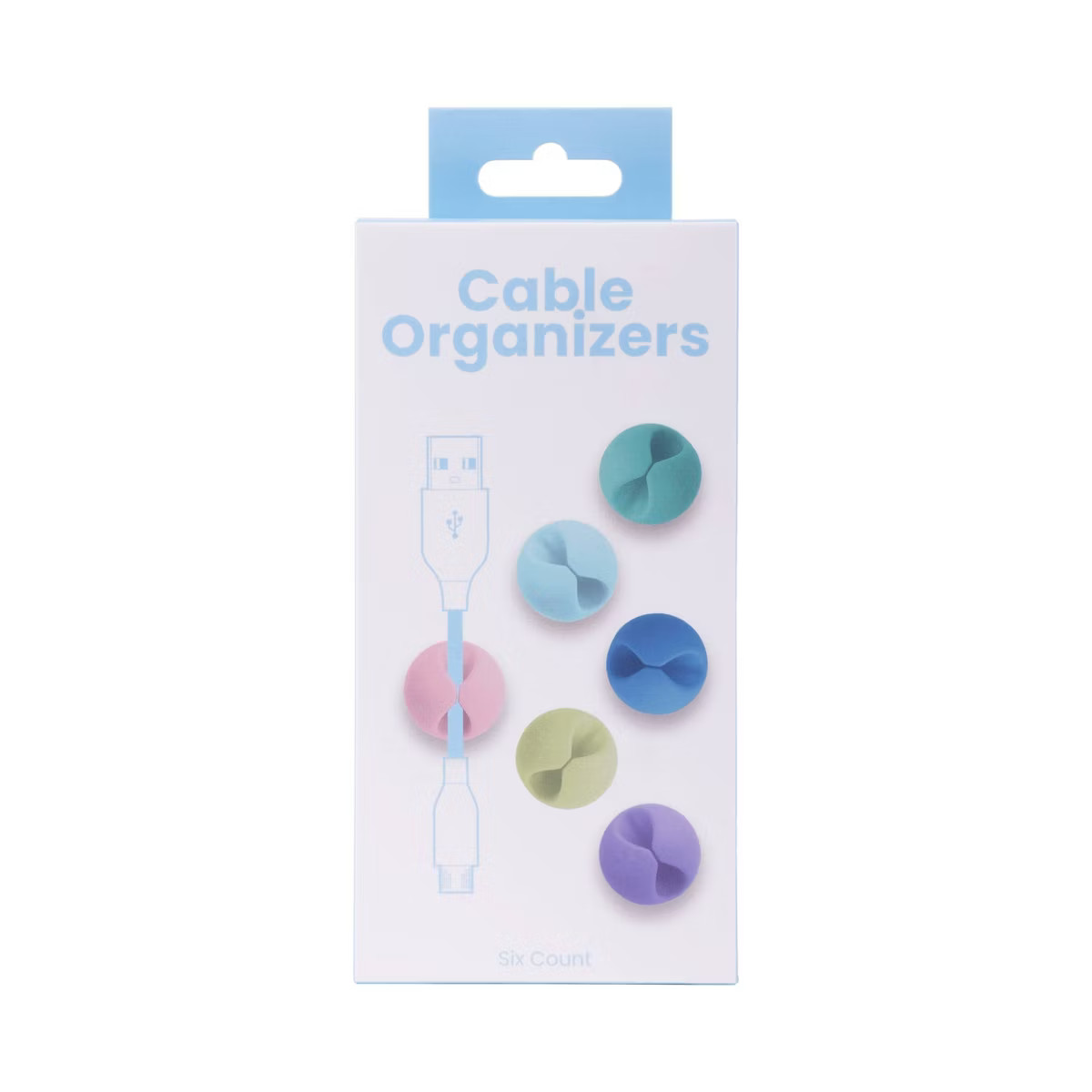 Vivitar 6pk Cable Organizer Clip | Target