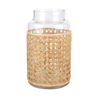 9" Rattan Glass Vase by Ashland® | Michaels Stores