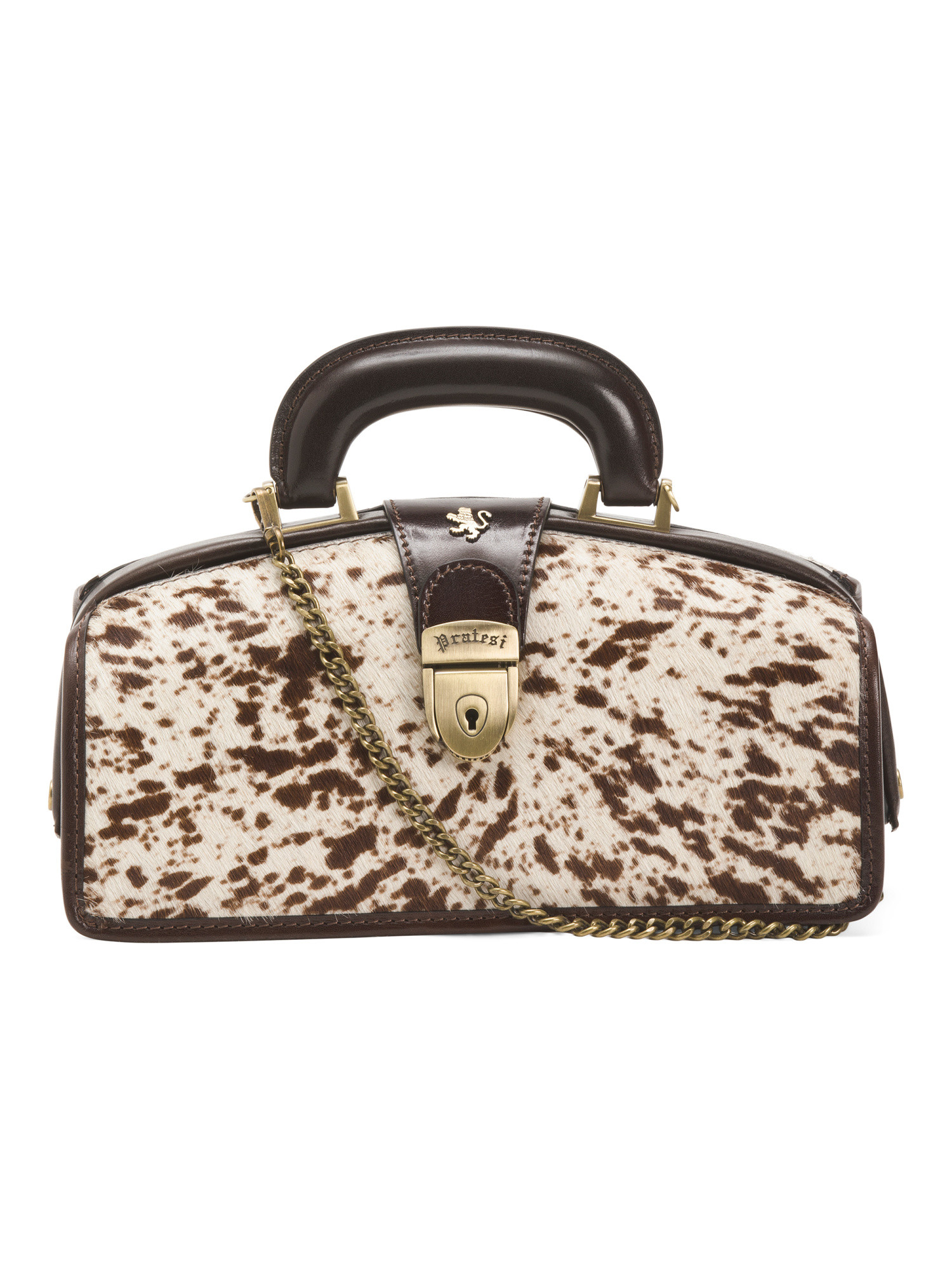 Made In Italy Leather Frame Doctor Bag | TJ Maxx