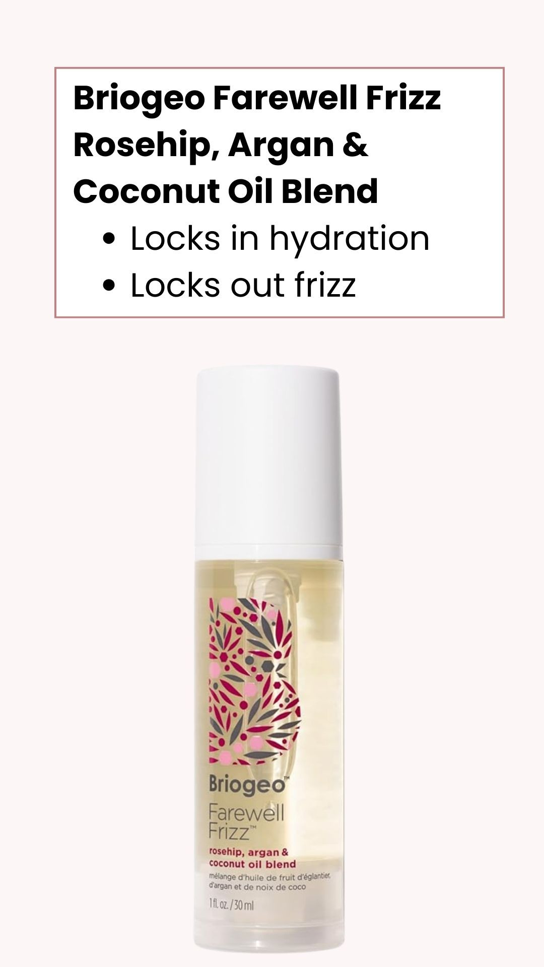 Higher end argan serum for hair. Never tried it but it looks intriguing. Supposed to help with locking in hydration and stopping frizz.
#relaxedhair #haircare #briogeo

#LTKBeauty