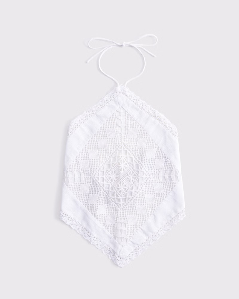 Linen-Blend Bandana Top | Abercrombie & Fitch (US)