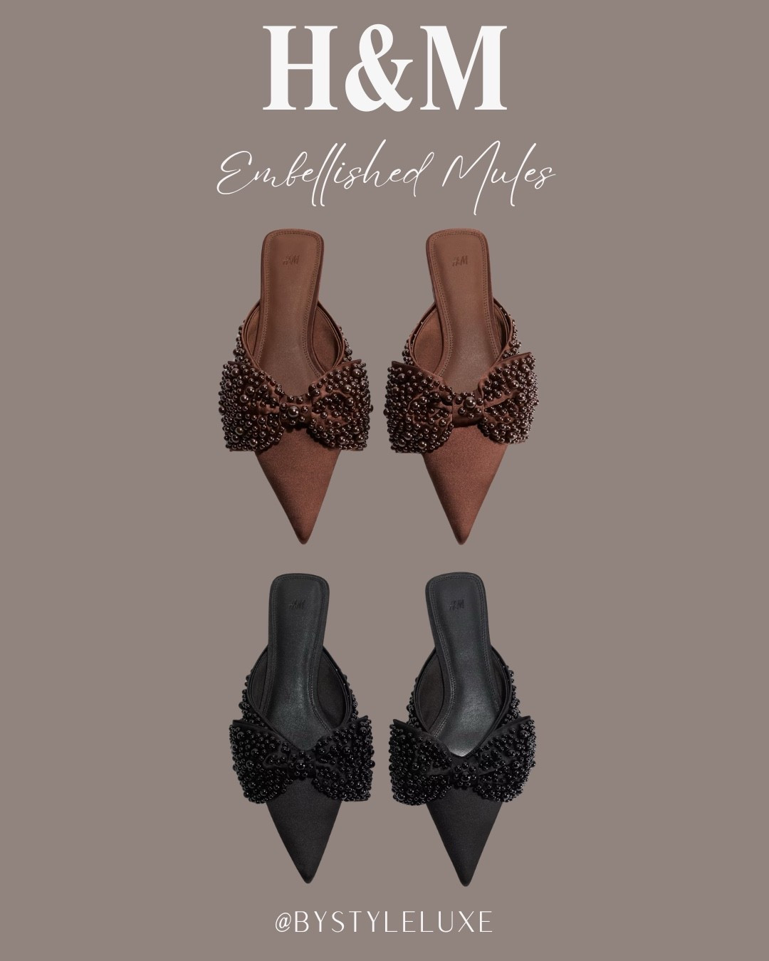 H&M Embellished Mules - love these stunning mules to glam any outfit. Will be perfect to wear on Christmas Day at home 

#hm #partywear #christmas 

#LTKpartywear #LTKshoes #LTKfestive