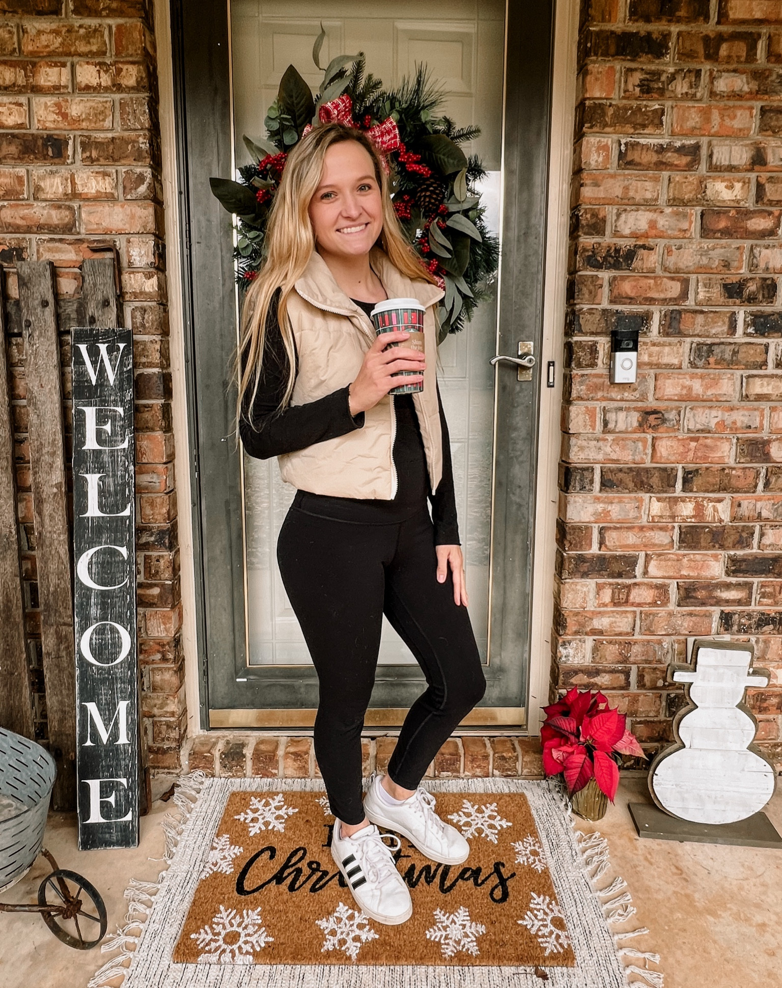 it’s the most wonderful time of the year! ✨🎄 Starbucks Christmas drinks & long sleeve weather! Wearing my puff vest from Shein! I also have it in black! 

Christmas decor sponsored by my addiction to Hobby Lobby, but linking similar items below! 

#LTKHoliday #LTKU #LTKCyberWeek