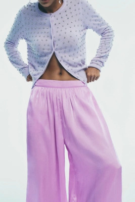 Maeve Shiny Balloon Pants | Anthropologie (US)