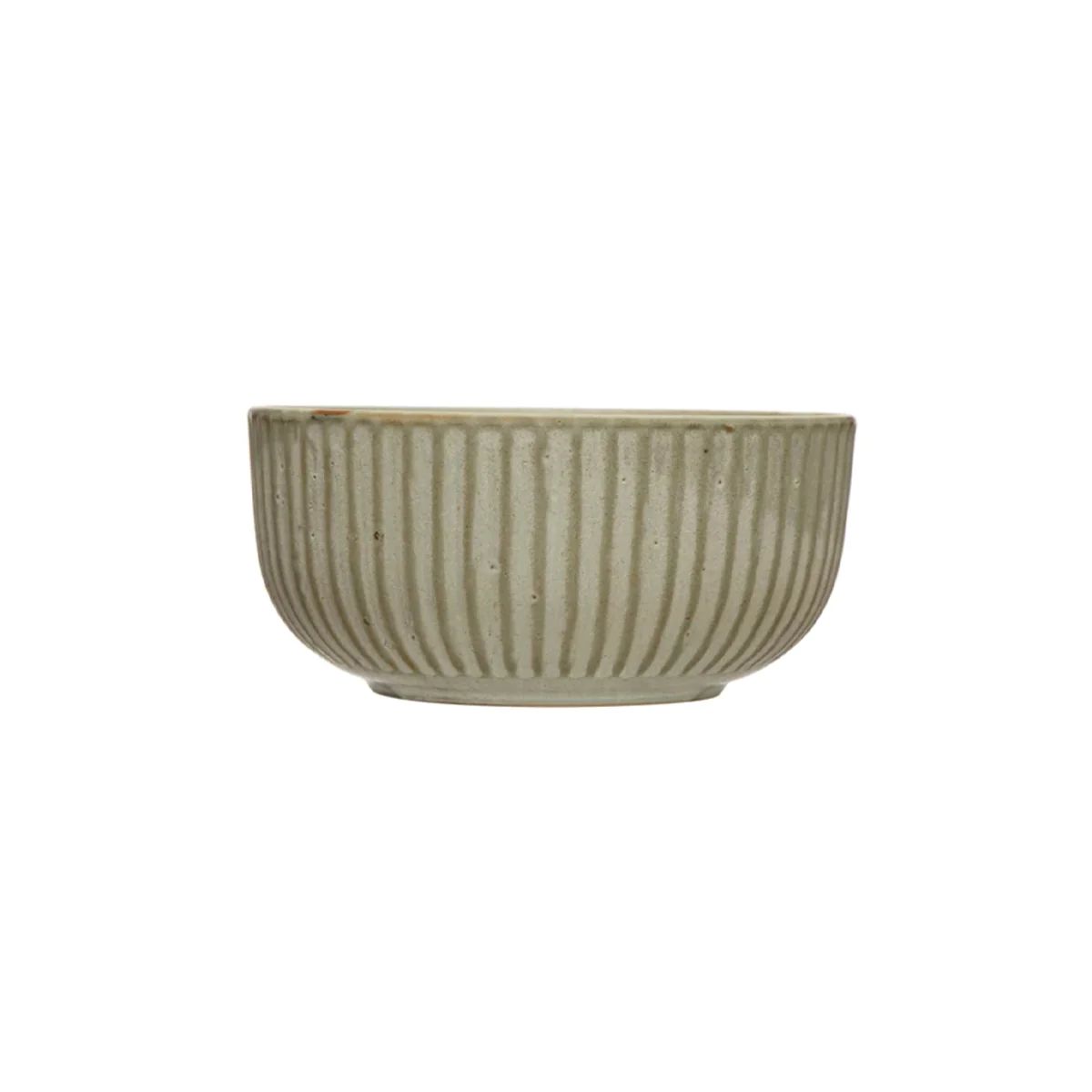 Large Ribbed Stoneware Bowl | Tuesday Made