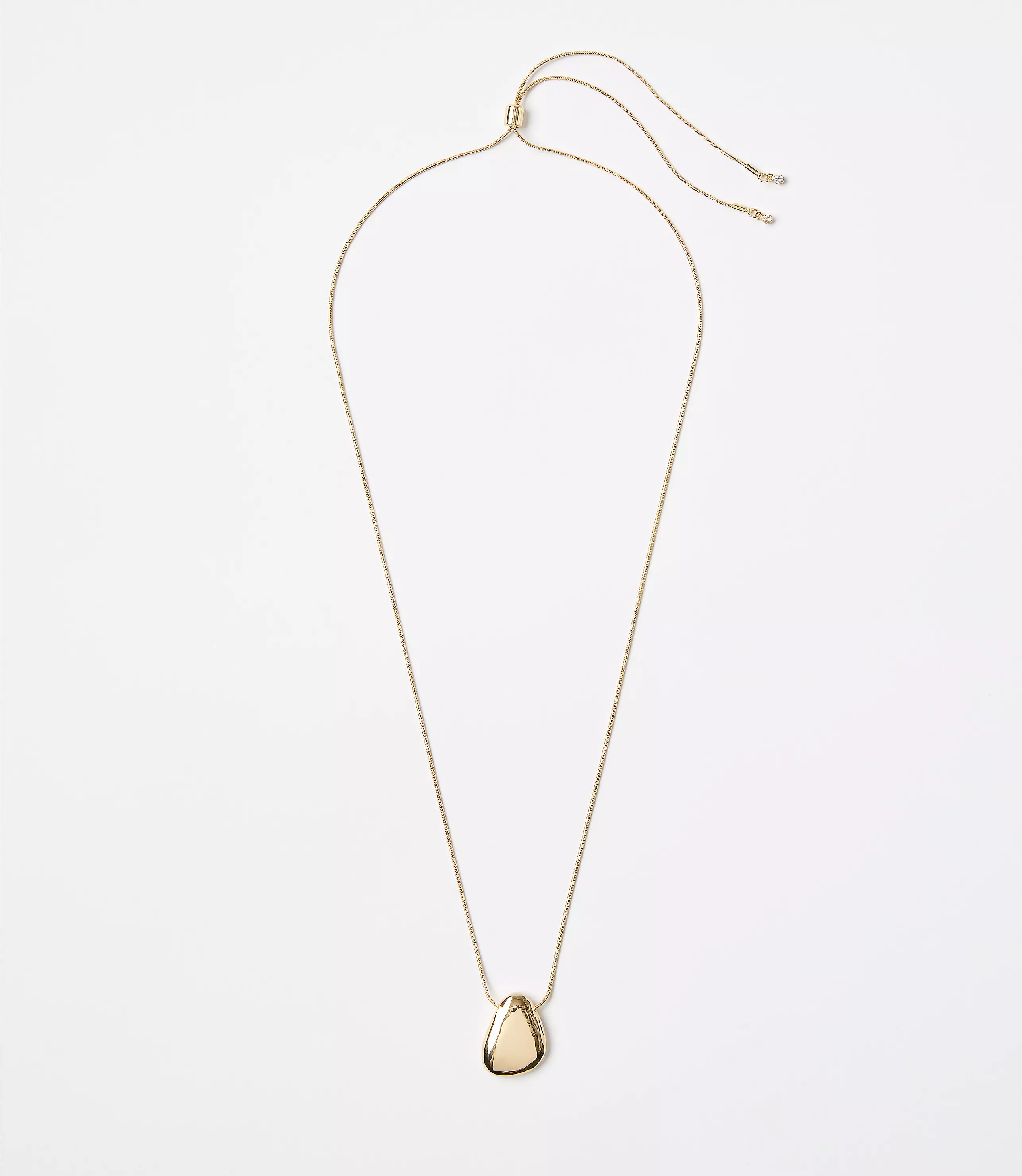 Oversized Bean Pendant Necklace | LOFT